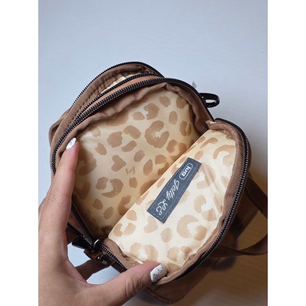 Lug Small Crossbody with Top Handles Jetty LE Chai Latte Brown Quilted Women - Picture 7 of 11